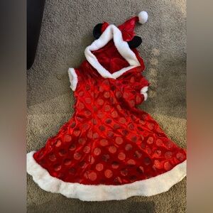 Disney Minnie Mouse Holiday Dress Girls‎ Size 5 girls